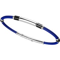 Bracciale Zancan Uomo  Robikevlar in Argento EXB576-BL - EXB576-BL